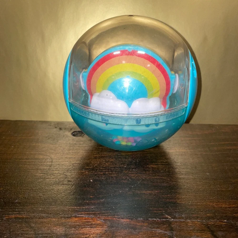 Fisher‎ Price Hello Sunshine Sun Rainbow Sensory Rattle Ball Toy